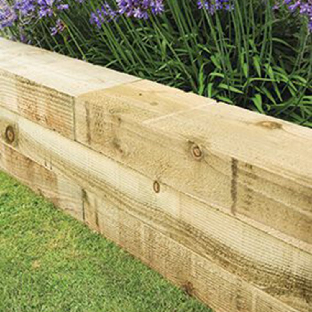 Forest Landscaping Garden Sleeper - 1.2m - JJ Building Materials