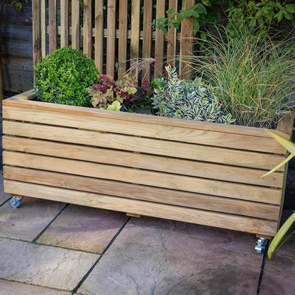 Forest Linear Planter - Tall with Storage - JJ Building Materials
