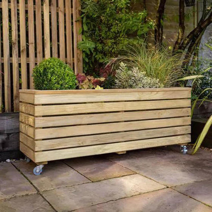 Forest Linear Planter - Tall with Storage - JJ Building Materials