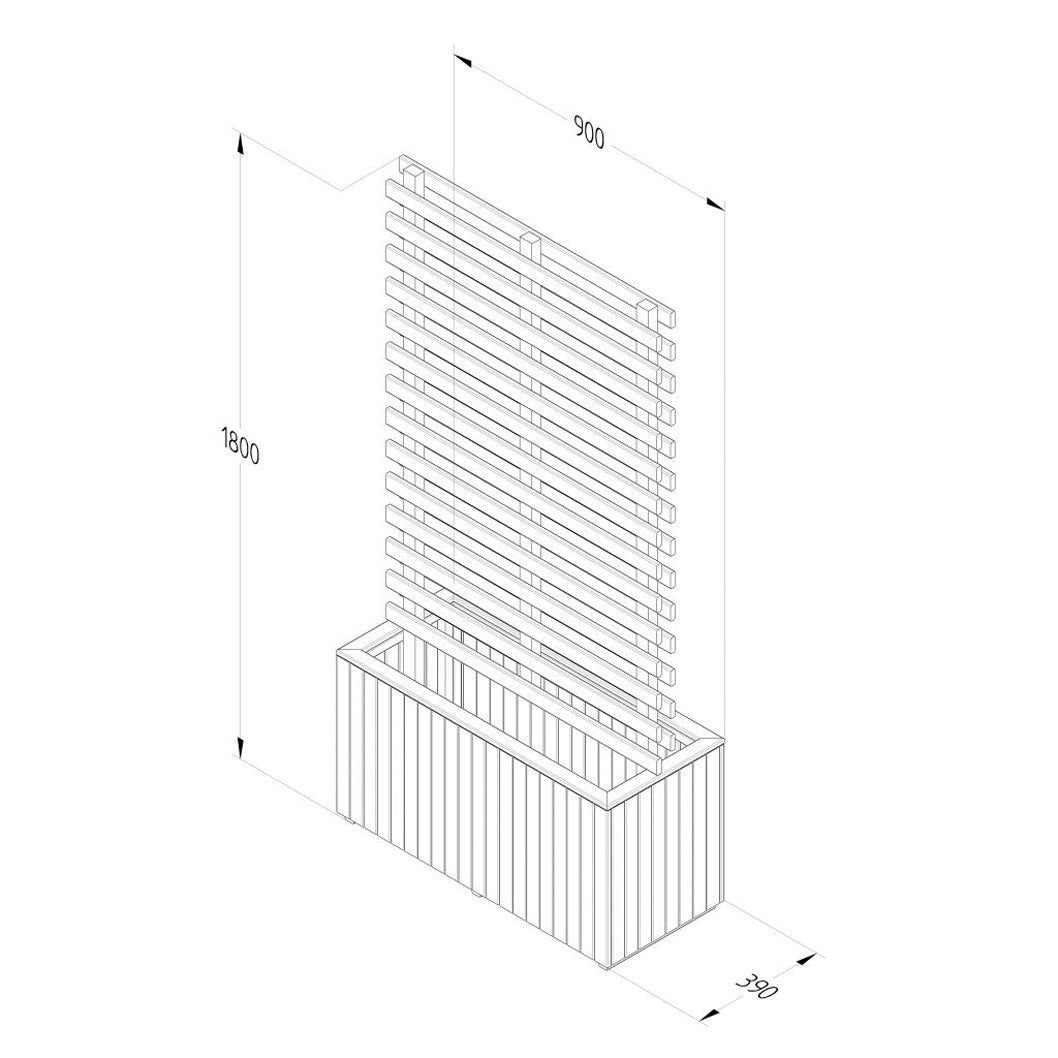 Forest Living Screen Planter - JJ Building Materials