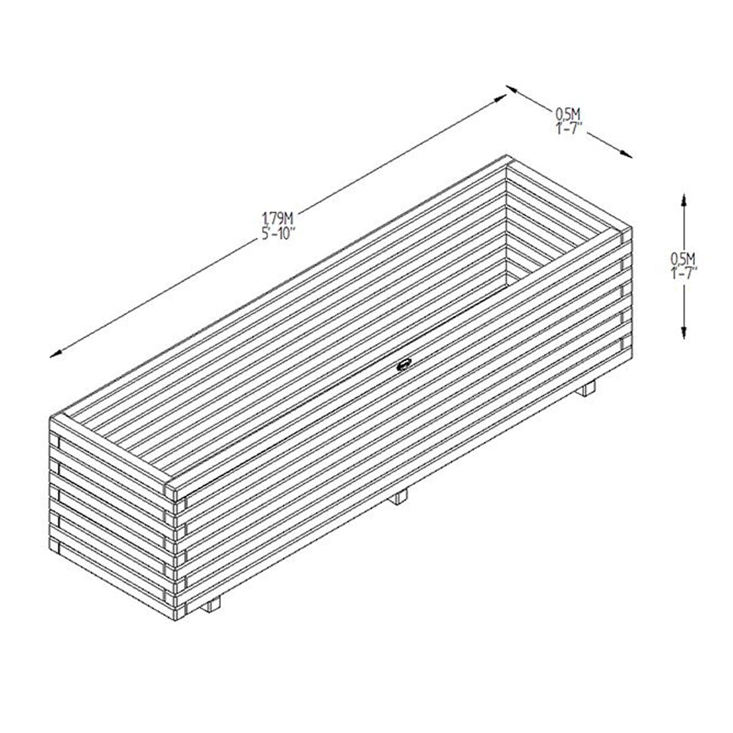 Forest Lomello Planter - JJ Building Materials