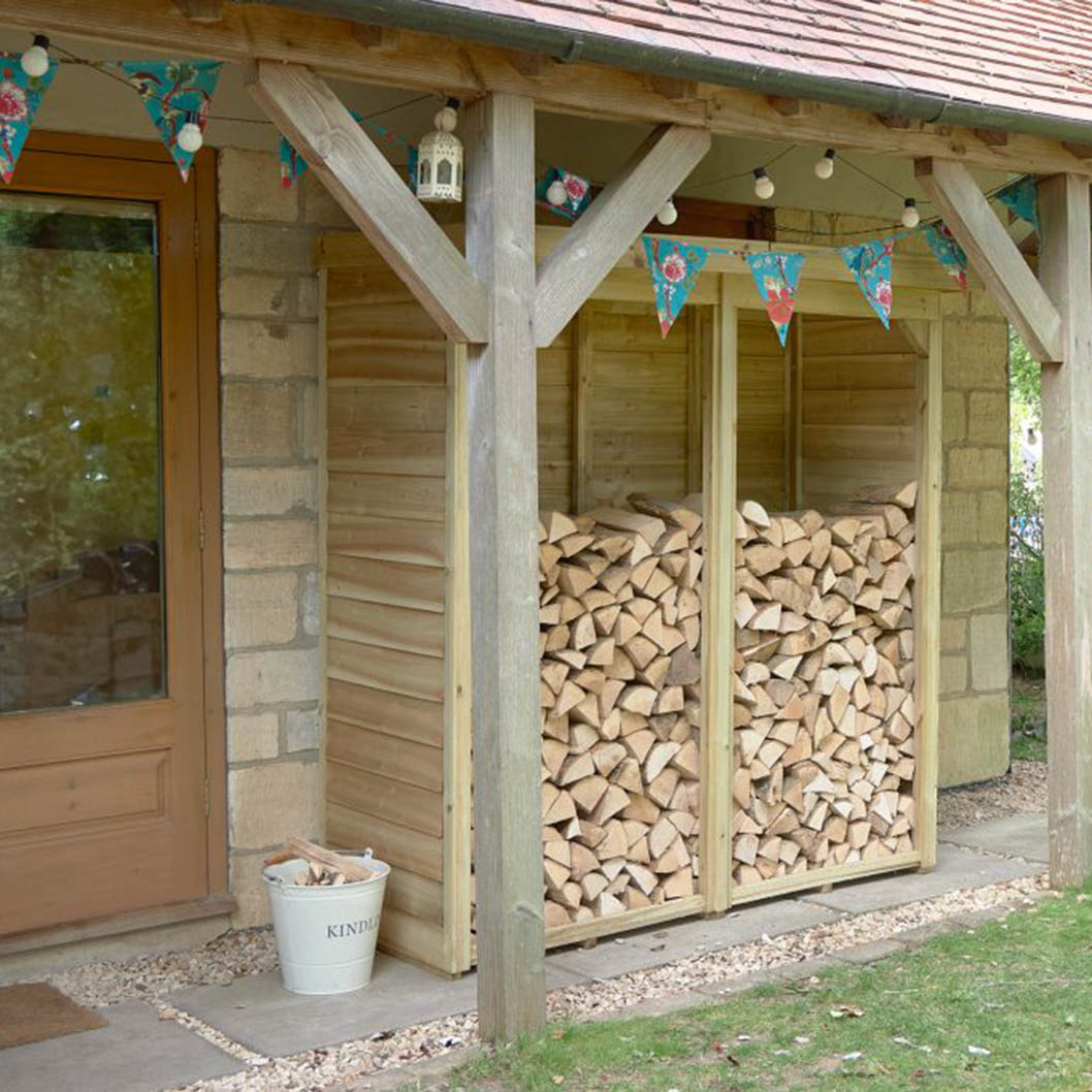 Forest Medium Log Store - JJ Building Materials