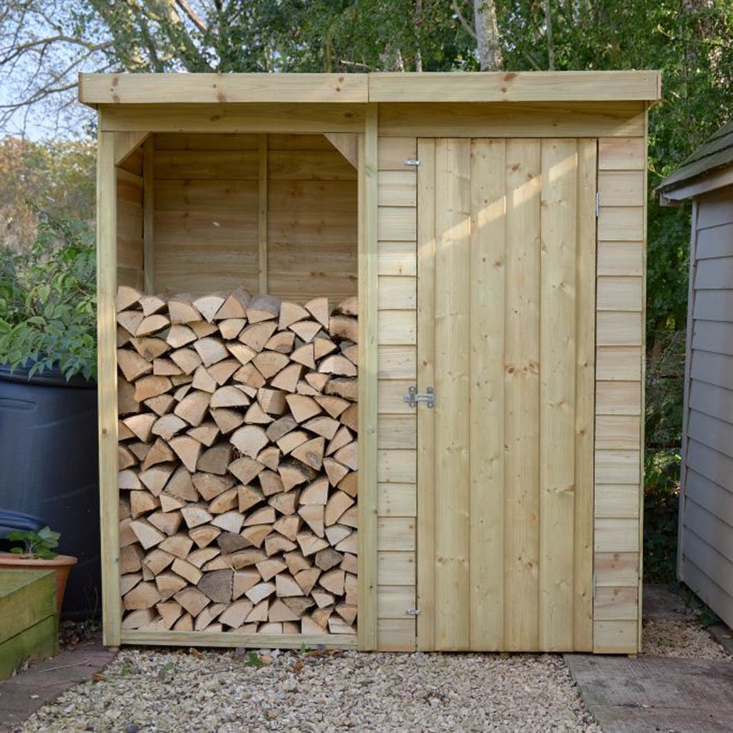 Forest Medium Log Store - JJ Building Materials