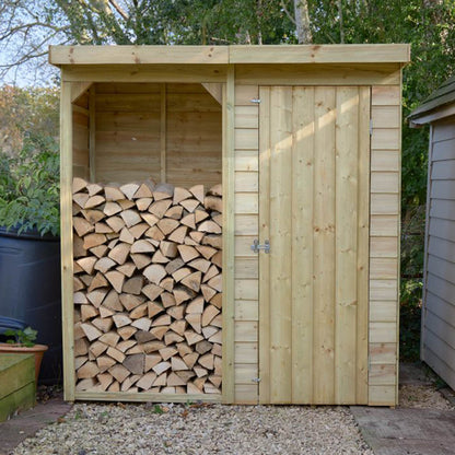 Forest Medium Log Store - JJ Building Materials