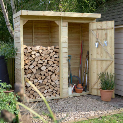 Forest Medium Log Store - JJ Building Materials
