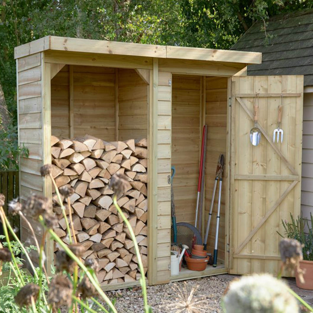 Forest Medium Log Store - JJ Building Materials