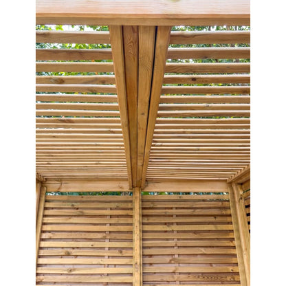 Forest Modular Pergola with 1 Side Panel Pack - JJ Building Materials