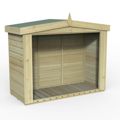 Forest Overlap Presssure Treated Apex Log Store - JJ Building Materials