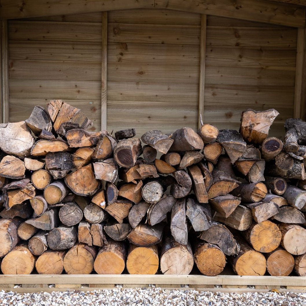 Forest Overlap Presssure Treated Apex Log Store - JJ Building Materials