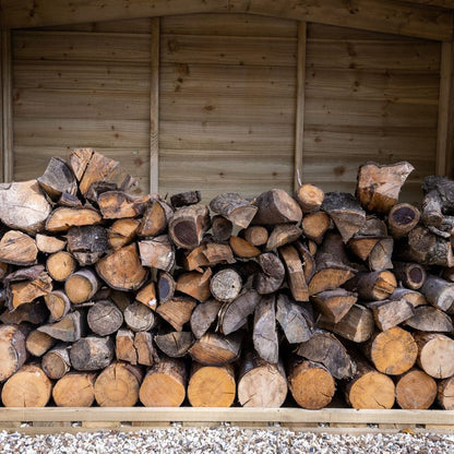 Forest Overlap Presssure Treated Apex Log Store - JJ Building Materials