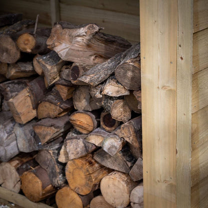 Forest Overlap Presssure Treated Apex Log Store - JJ Building Materials