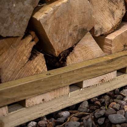 Forest Overlap Presssure Treated Apex Log Store - JJ Building Materials