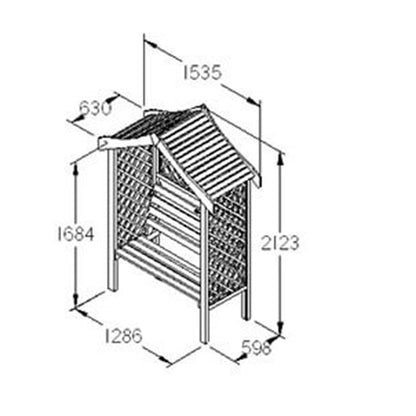 Forest Parisienne Arbour - JJ Building Materials