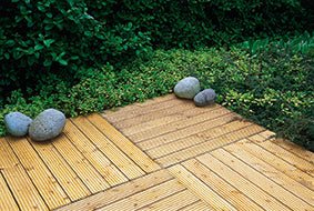 Forest Patio Deck Tile - 60x60cm - Pack of 4 - JJ Building Materials