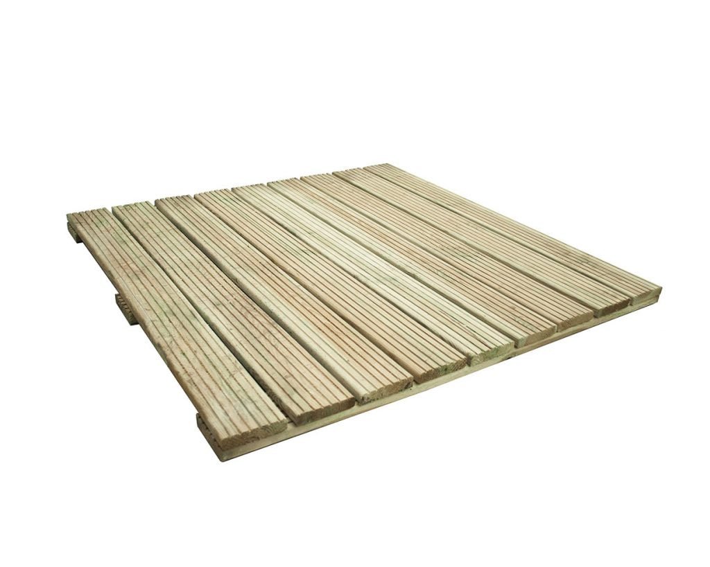 Forest Patio Deck Tile - 90x90cm - Pack of 4 - JJ Building Materials
