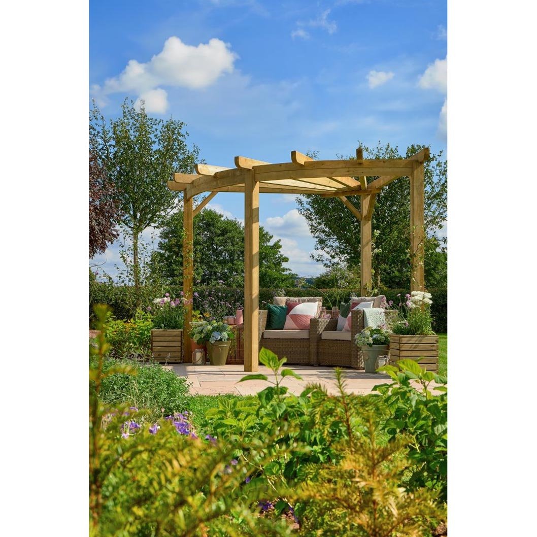 Forest Premium Radial Pergola - JJ Building Materials