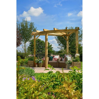 Forest Premium Radial Pergola - JJ Building Materials