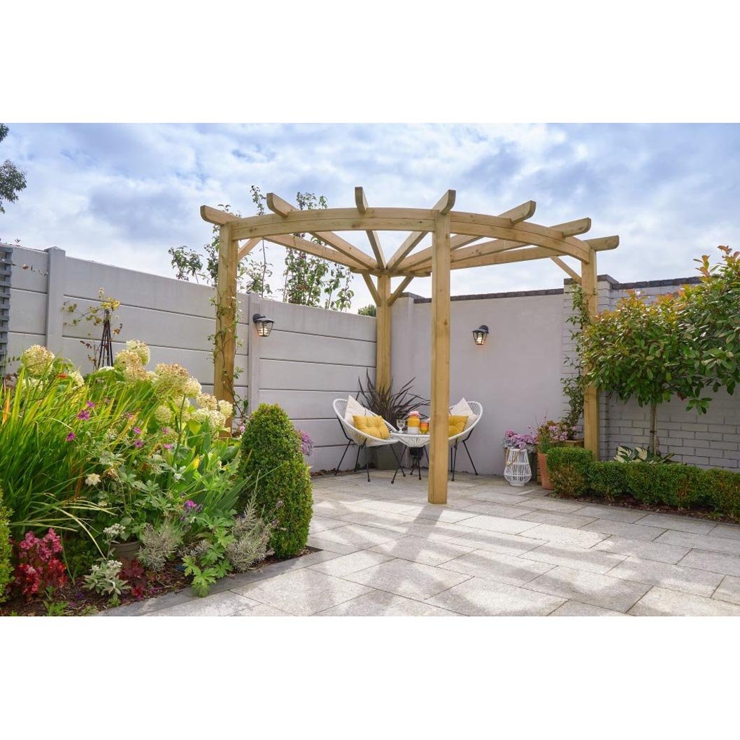Forest Premium Radial Pergola - JJ Building Materials