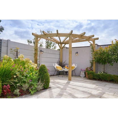 Forest Premium Radial Pergola - JJ Building Materials