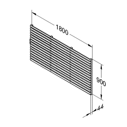 Forest Pressure Treated Contemporary Slatted Fence Panel - JJ Building Materials