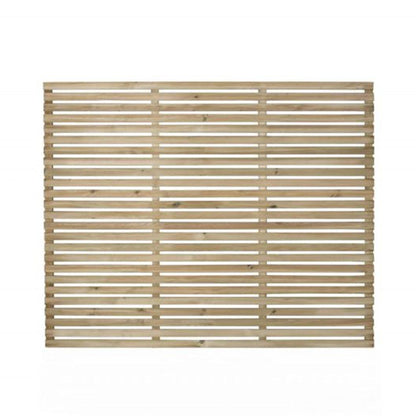 Forest Pressure Treated Contemporary Slatted Fence Panel - JJ Building Materials