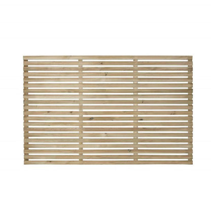 Forest Pressure Treated Contemporary Slatted Fence Panel - JJ Building Materials