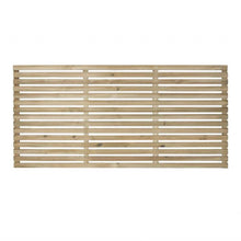 Forest Pressure Treated Contemporary Slatted Fence Panel - JJ Building Materials