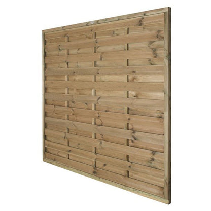 Forest Pressure Treated Decorative Europa Plain Fence Panel - JJ Building Materials