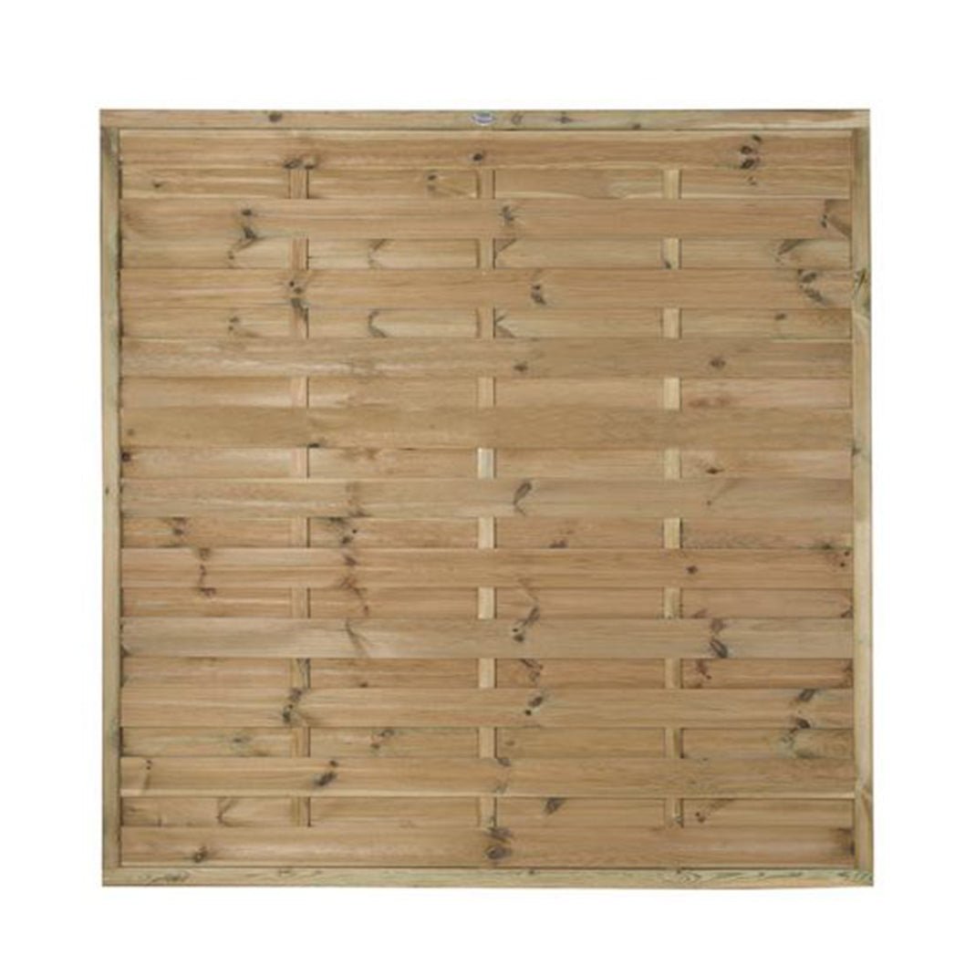 Forest Pressure Treated Decorative Europa Plain Fence Panel - JJ Building Materials
