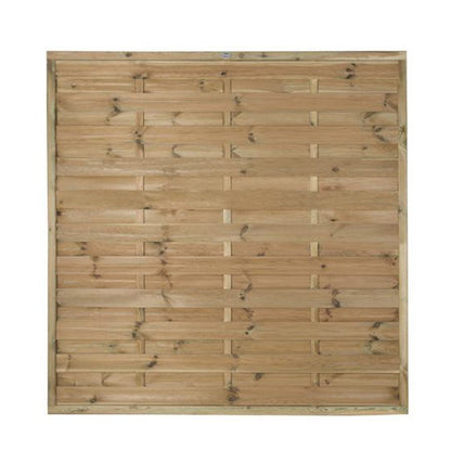 Forest Pressure Treated Decorative Europa Plain Fence Panel - JJ Building Materials