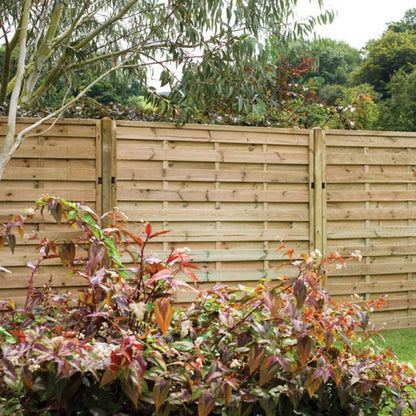 Forest Pressure Treated Decorative Europa Plain Fence Panel - JJ Building Materials