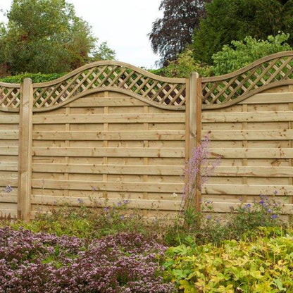Forest Pressure Treated Decorative Europa Prague Fence Panel - JJ Building Materials