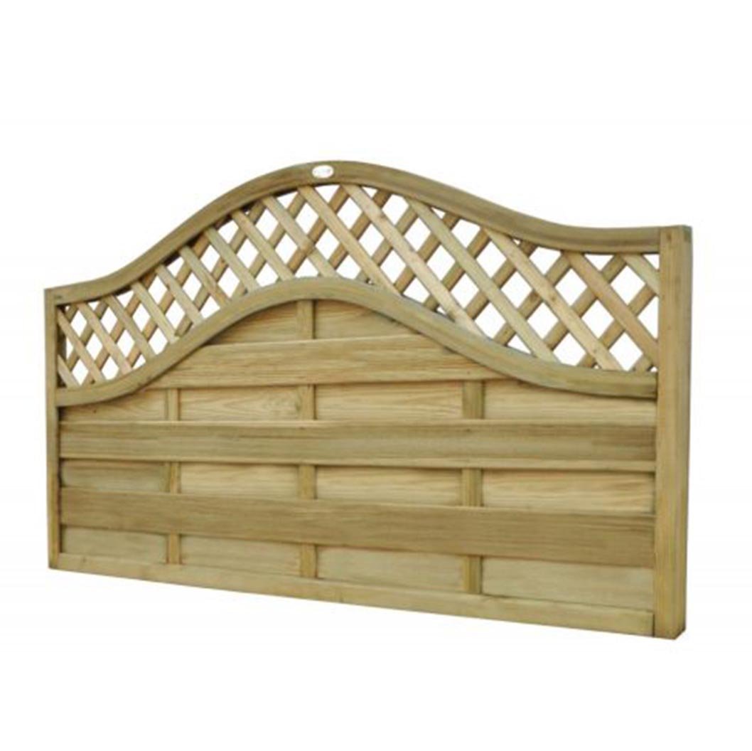 Forest Pressure Treated Decorative Europa Prague Fence Panel - JJ Building Materials