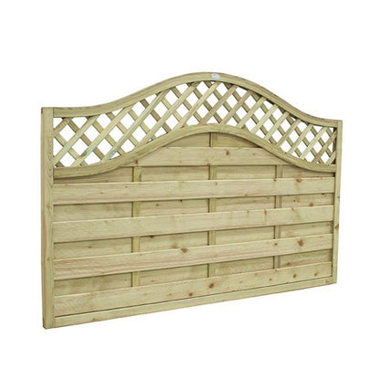 Forest Pressure Treated Decorative Europa Prague Fence Panel - JJ Building Materials