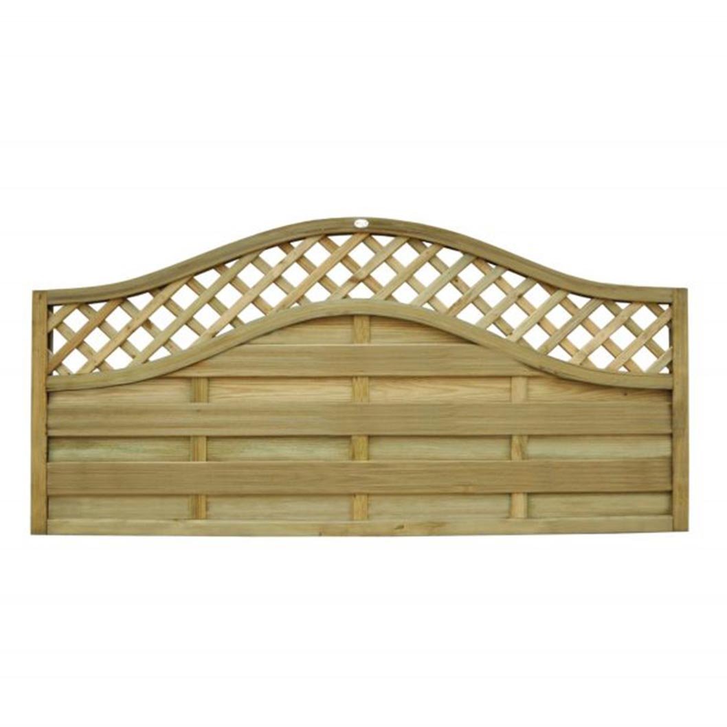 Forest Pressure Treated Decorative Europa Prague Fence Panel - JJ Building Materials