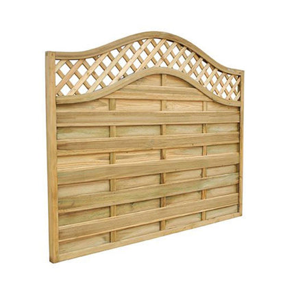 Forest Pressure Treated Decorative Europa Prague Fence Panel - JJ Building Materials
