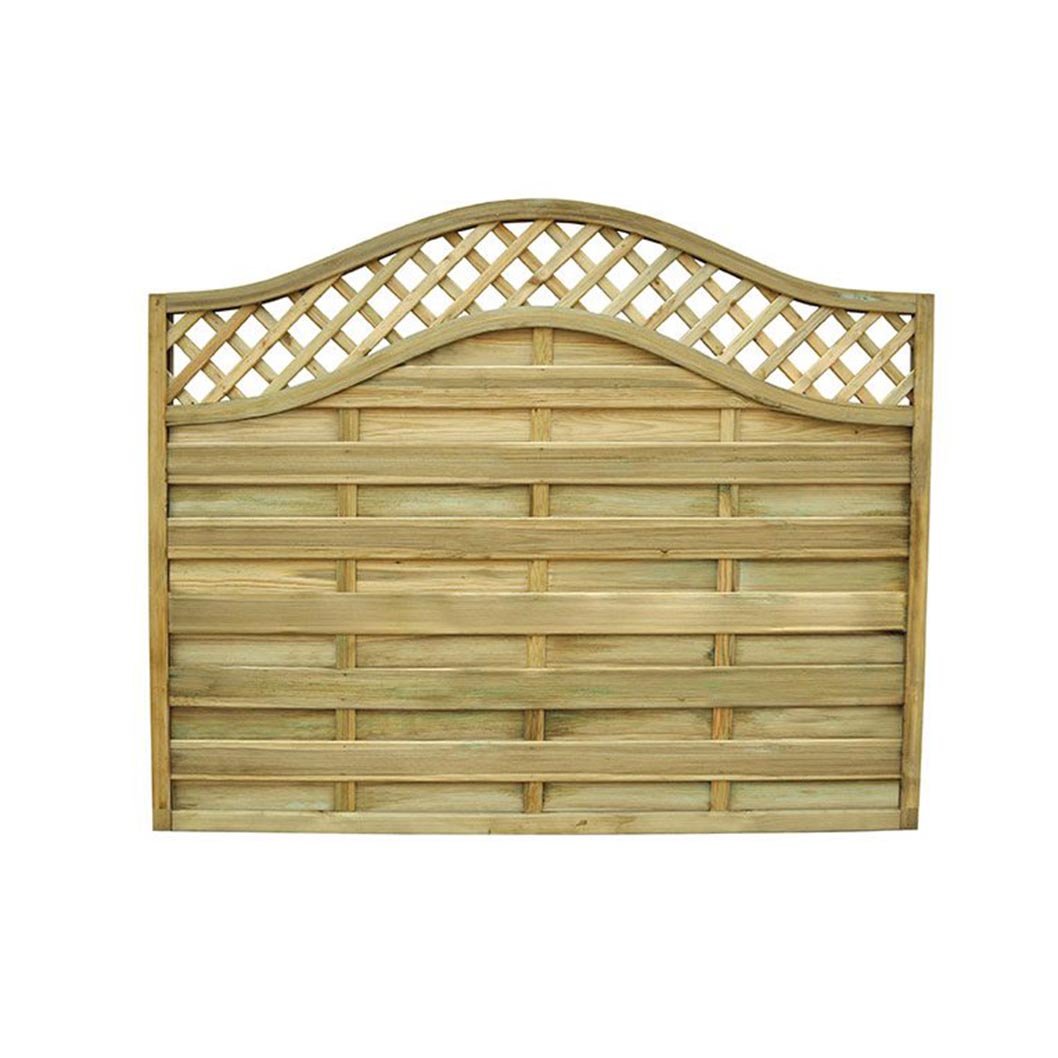 Forest Pressure Treated Decorative Europa Prague Fence Panel - JJ Building Materials
