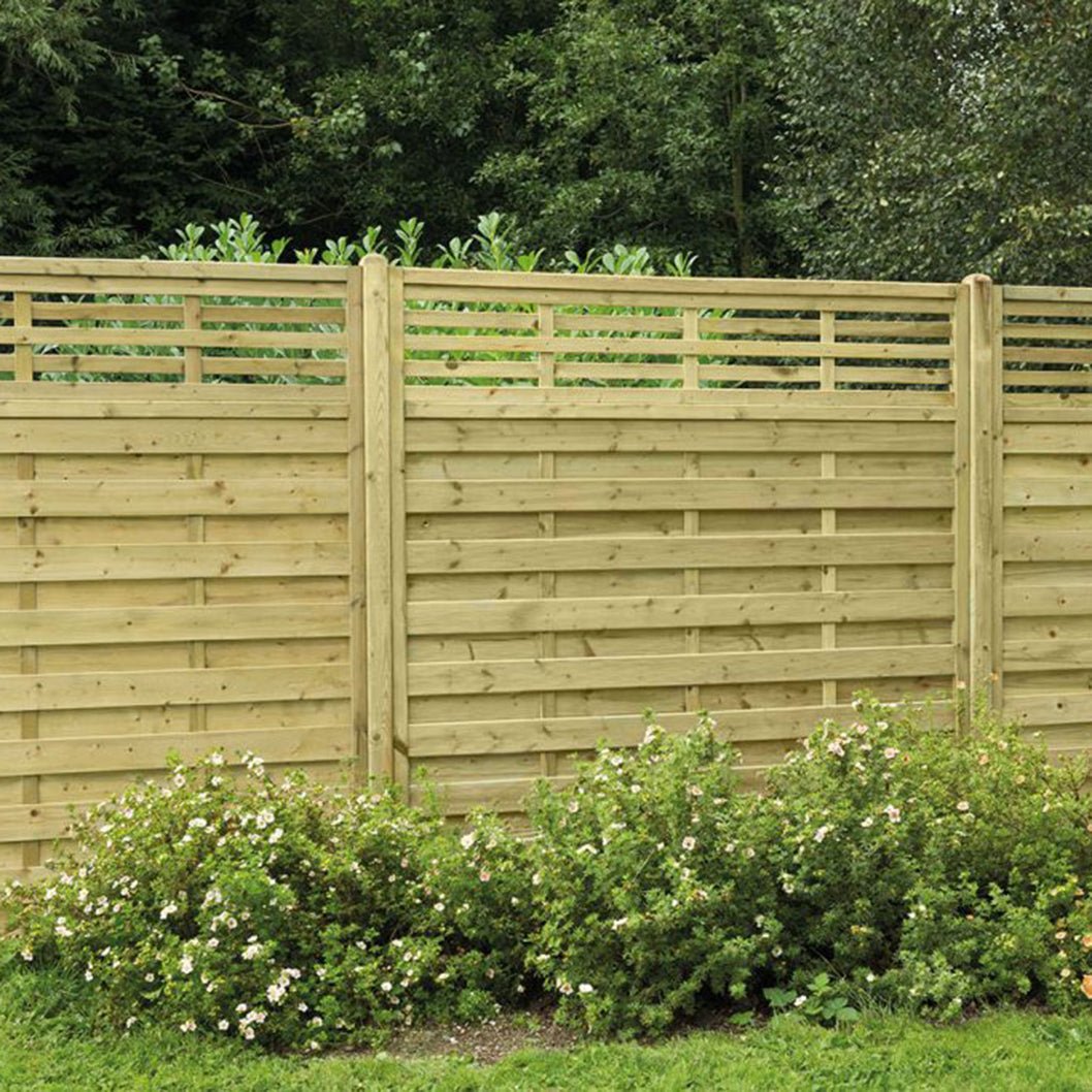 Forest Pressure Treated Decorative Kyoto Fence Panel - JJ Building Materials