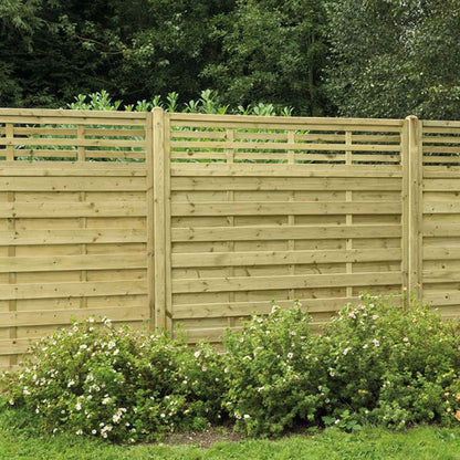 Forest Pressure Treated Decorative Kyoto Fence Panel - JJ Building Materials