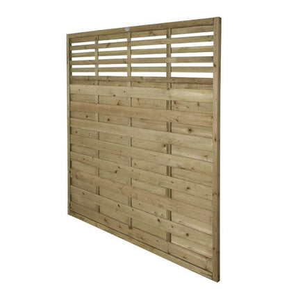 Forest Pressure Treated Decorative Kyoto Fence Panel - JJ Building Materials