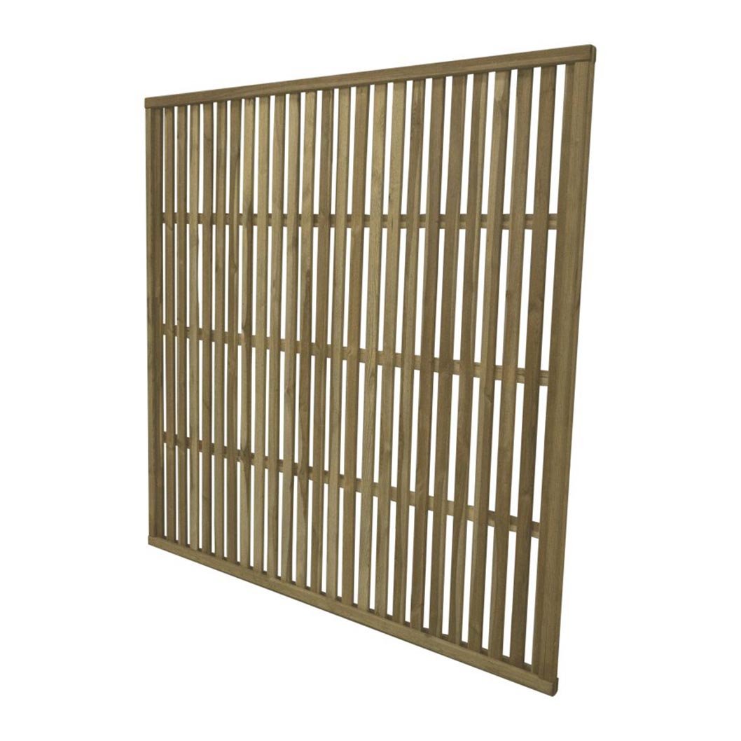 Forest Pressure Treated Vertical Slatted Screen - JJ Building Materials