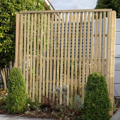 Forest Pressure Treated Vertical Slatted Screen - JJ Building Materials