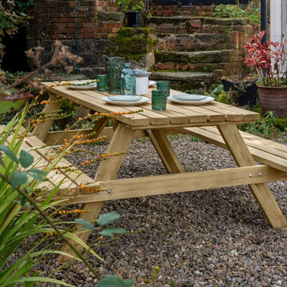 Forest Rectangular Picnic Table - Small - JJ Building Materials
