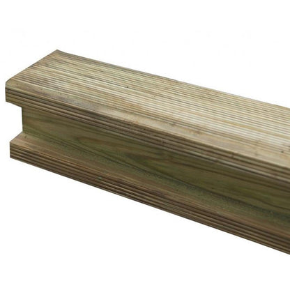 Forest Reeded Slotted Timber Post 8ft - 240 x 9.4 x 9.4cm - JJ Building Materials