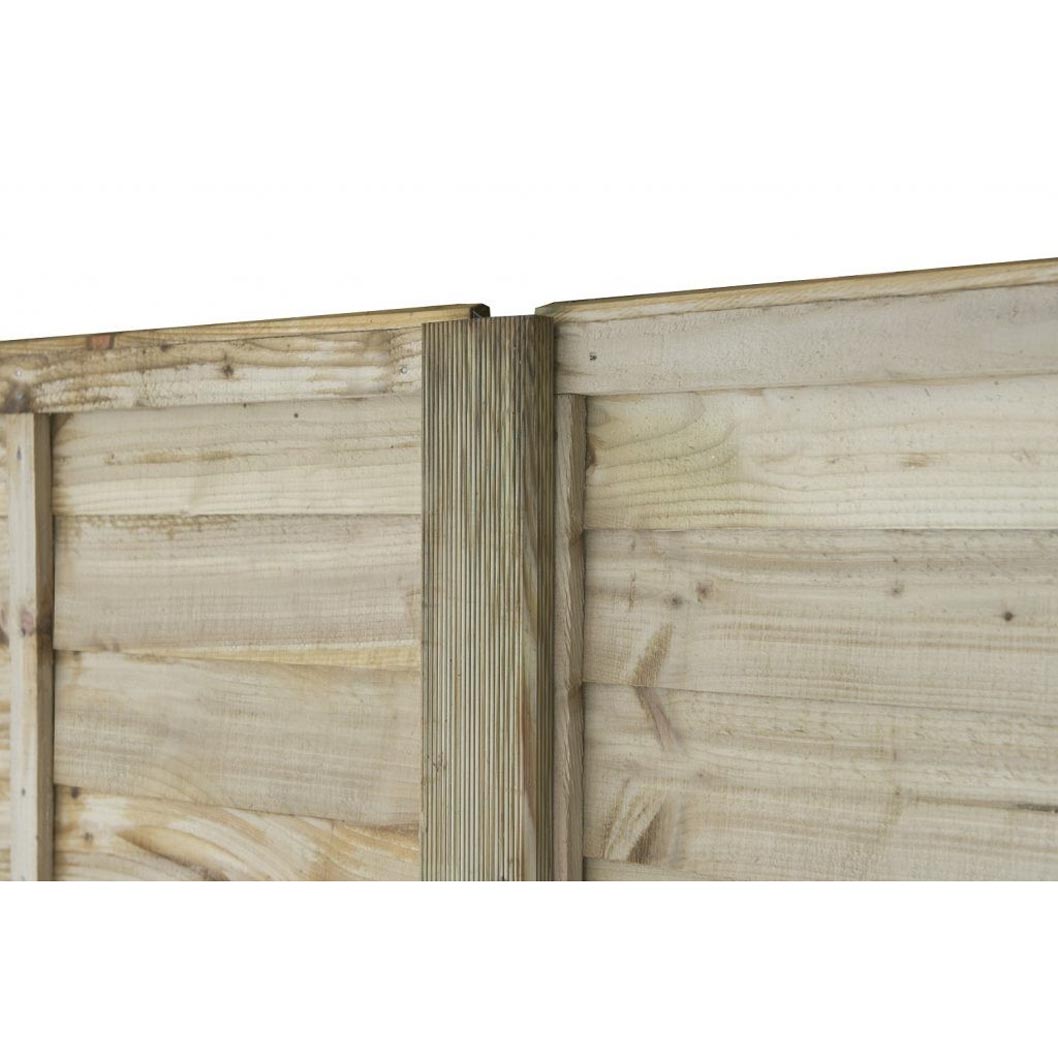 Forest Reeded Slotted Timber Post 8ft - 240 x 9.4 x 9.4cm - JJ Building Materials