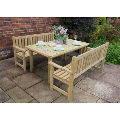 Forest Rosedene Set 1- Table and Benches - JJ Building Materials