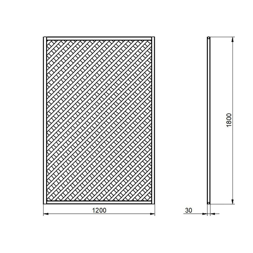 Forest Rosemore Lattice - JJ Building Materials