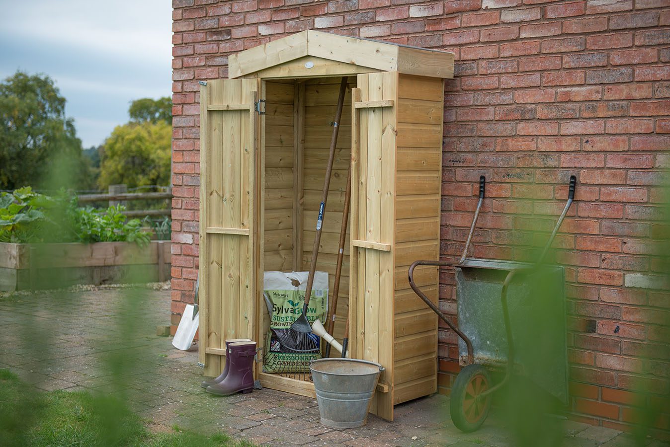 Forest Shiplap Apex Tall Garden Store - Pressure Treated - JJ Building Materials