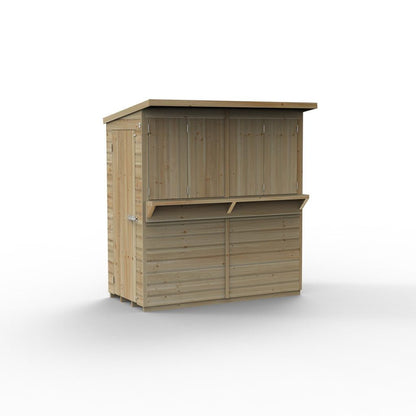 Forest Shiplap Pent Garden Bar 6x3 - JJ Building Materials