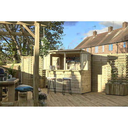 Forest Shiplap Pent Garden Bar 6x3 - JJ Building Materials